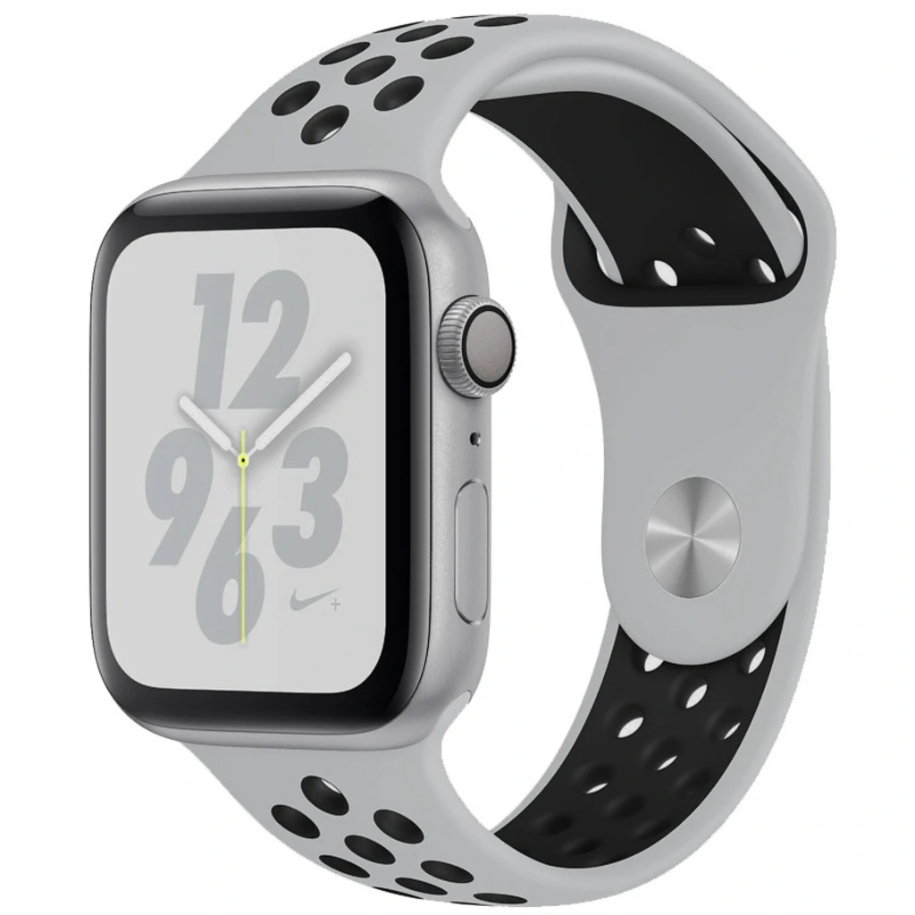 Силиконовый ремешок Sport Nike+ для Apple Watch 42mm/44mm Gray/Black (HQCo)
