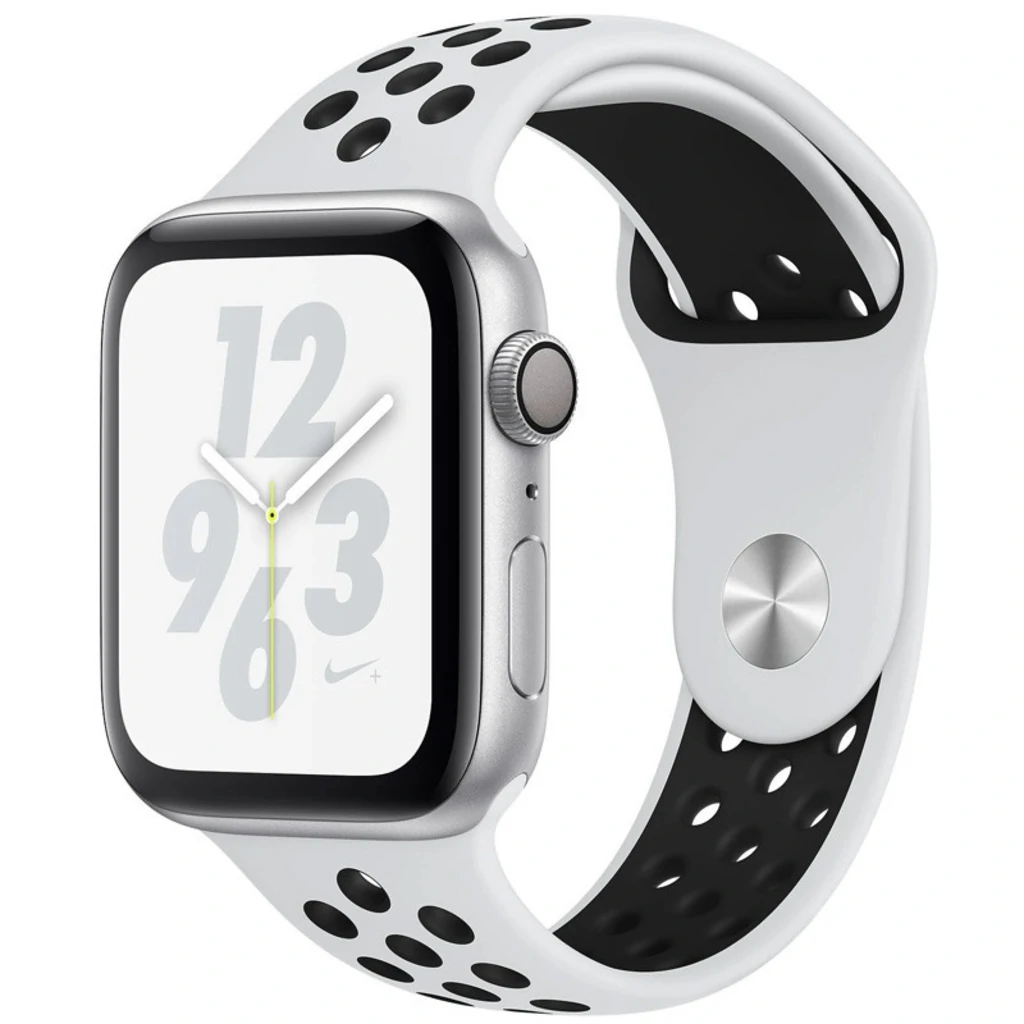 Силиконовый ремешок Sport Nike+ для Apple Watch 42mm/44mm White/Black (HQCo)