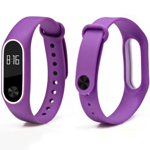 Цвет: Лиловый - Браслет Mi Band 2 Purple White