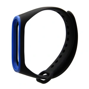 Цвет: Черный - Браслет Mi Band 3, Mi Band 4 Black Blue