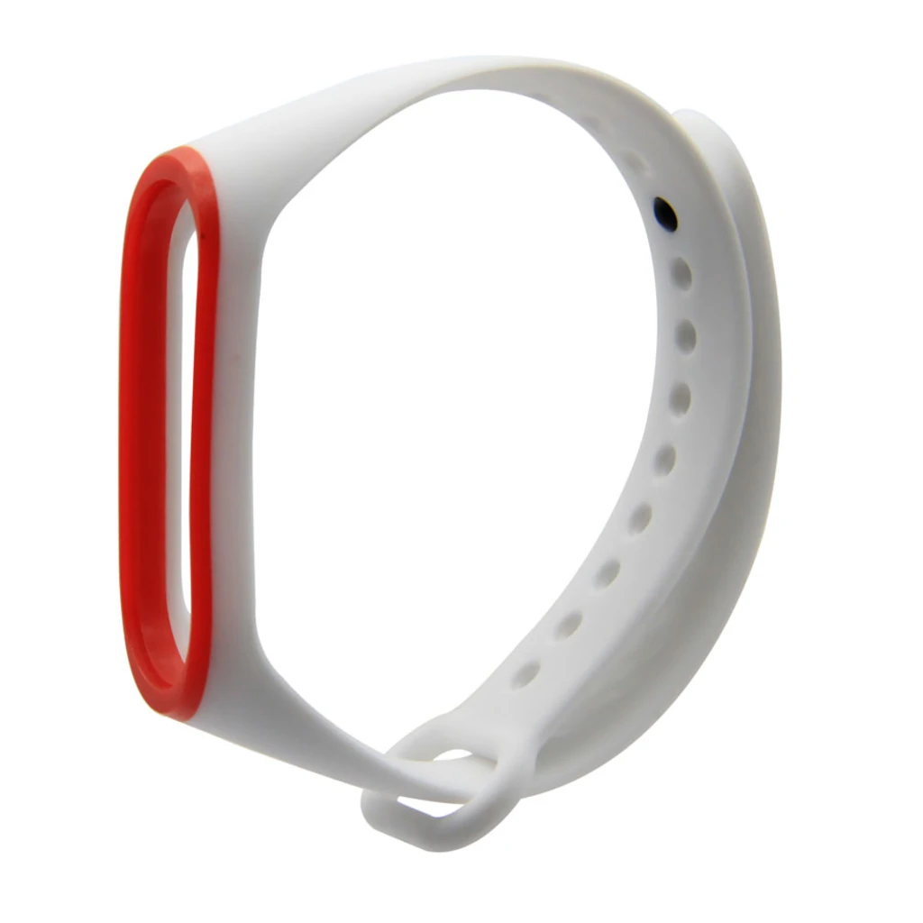 Браслет Mi Band 3, Mi Band 4 White Red