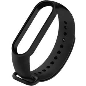 Колір: Чорний - Силіконовий ремінець для Xiaomi Mi Band 5 Black
