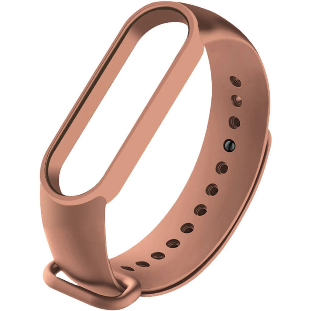 Силіконовий ремінець для Xiaomi Mi Band 5 Brown