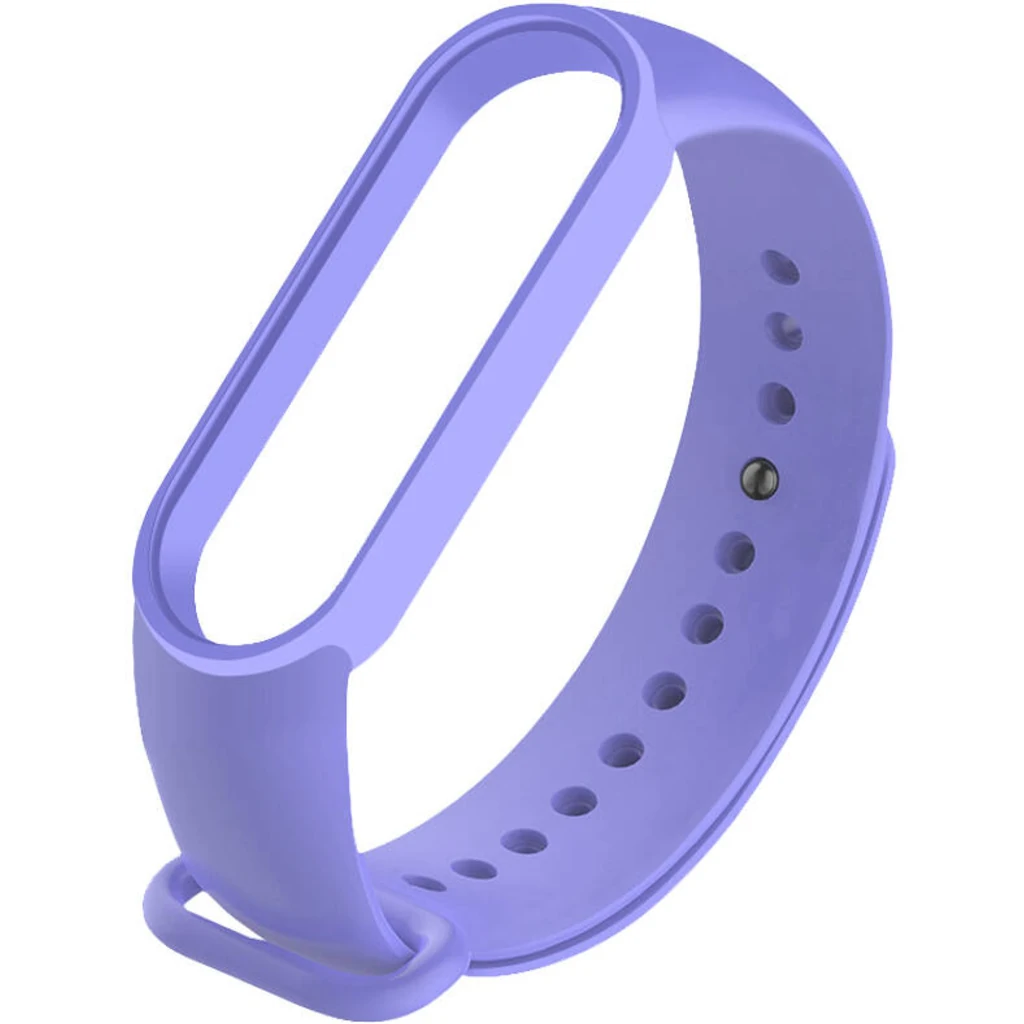 Силиконовый ремешок для Xiaomi Mi Band 5 Elegant Purple