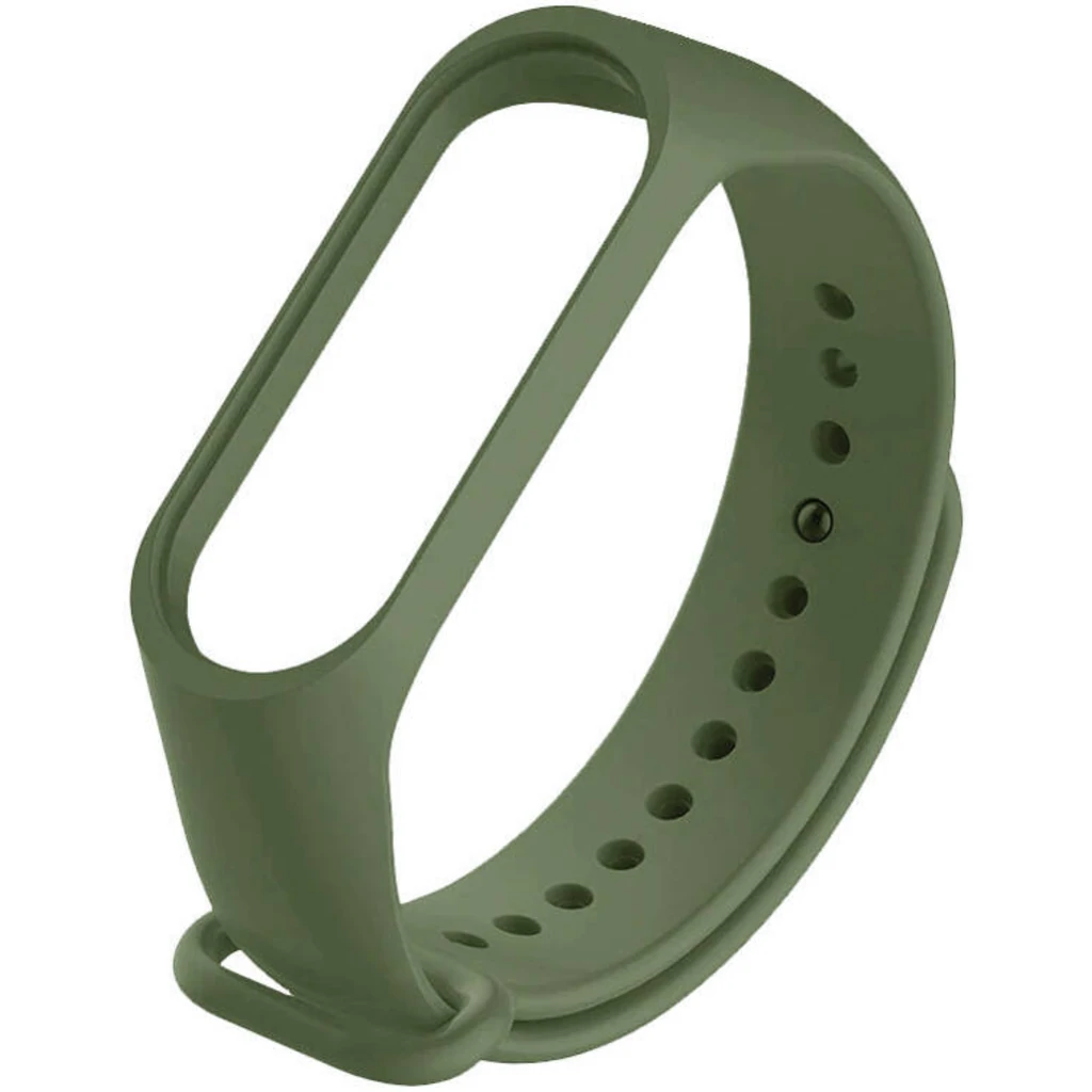 Силиконовый ремешок для Xiaomi Mi Band 5 Forest Green