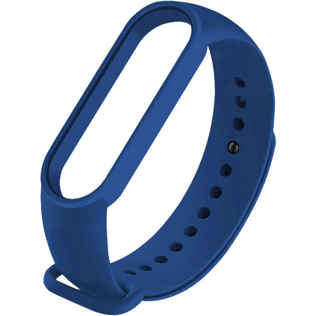 Силіконовий ремінець для Xiaomi Mi Band 5 Navy Blue