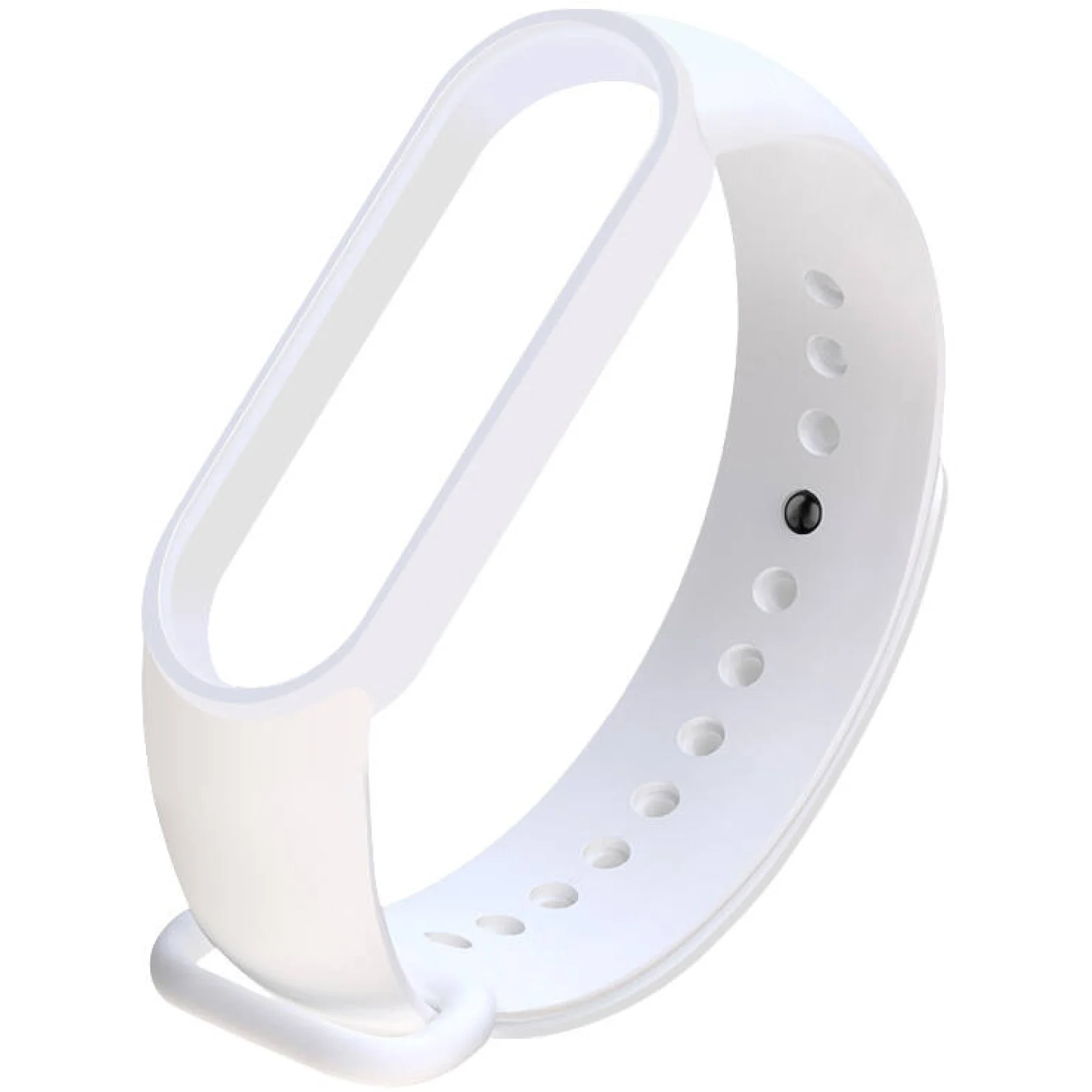 Силиконовый ремешок для Xiaomi Mi Band 5 White