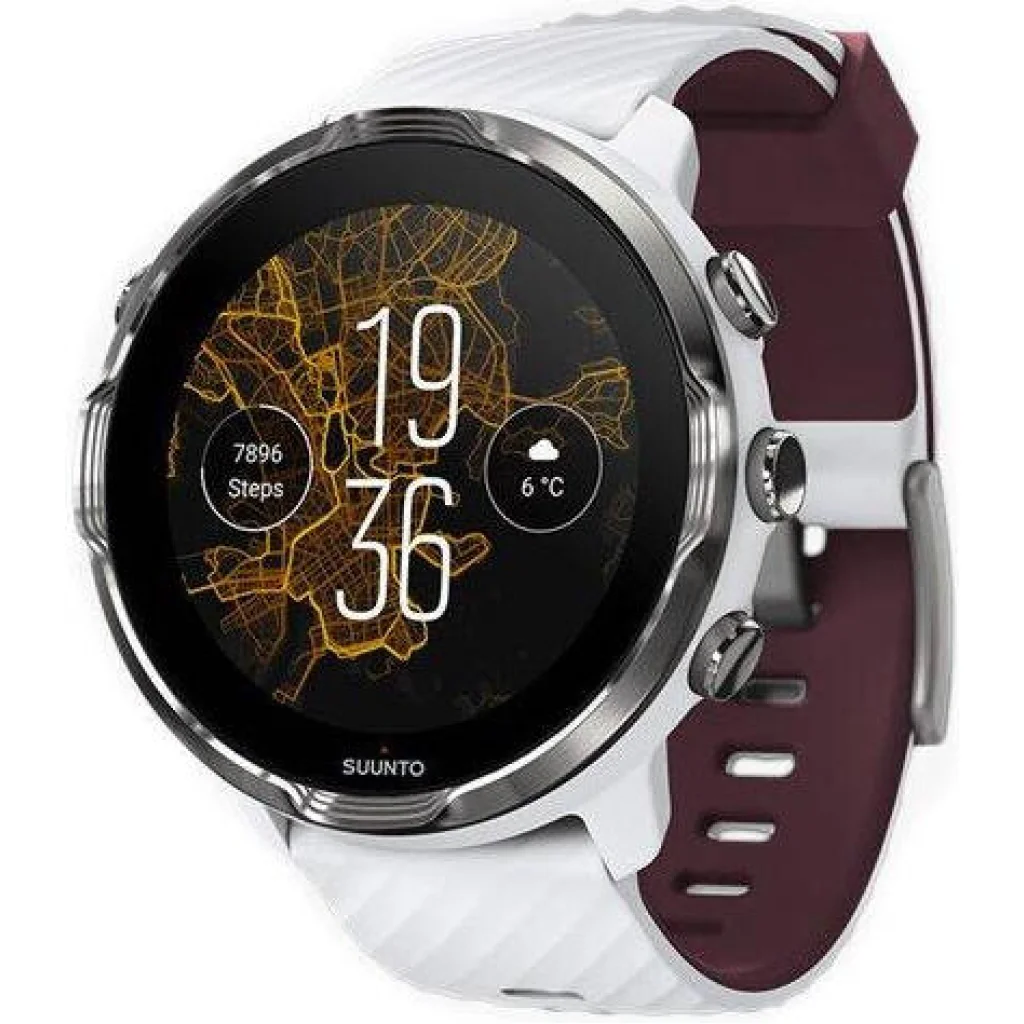 Смарт-годинник Suunto 7 White Burgundy (SS050380000)