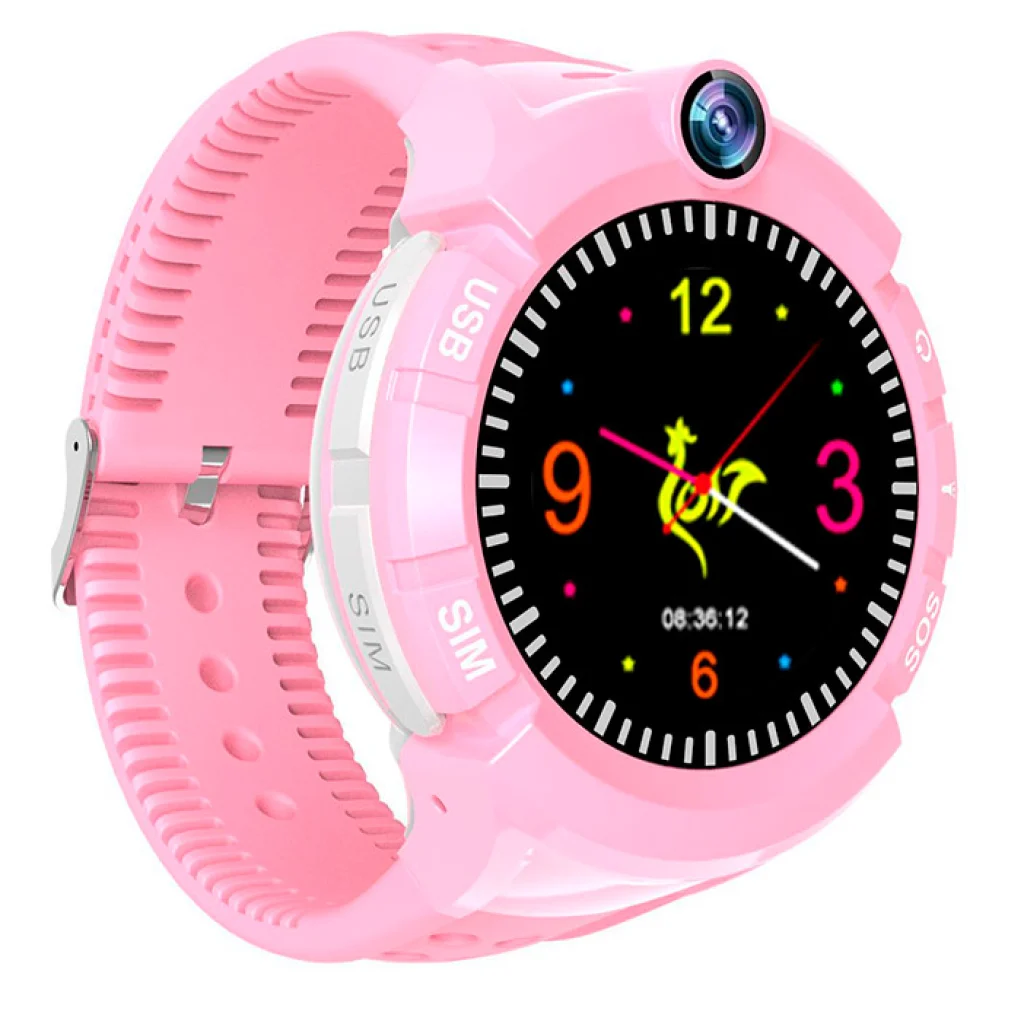 Годинники дитячі з GPS трекером SmartWatch S-02 GPS-Tracking Watch Pink