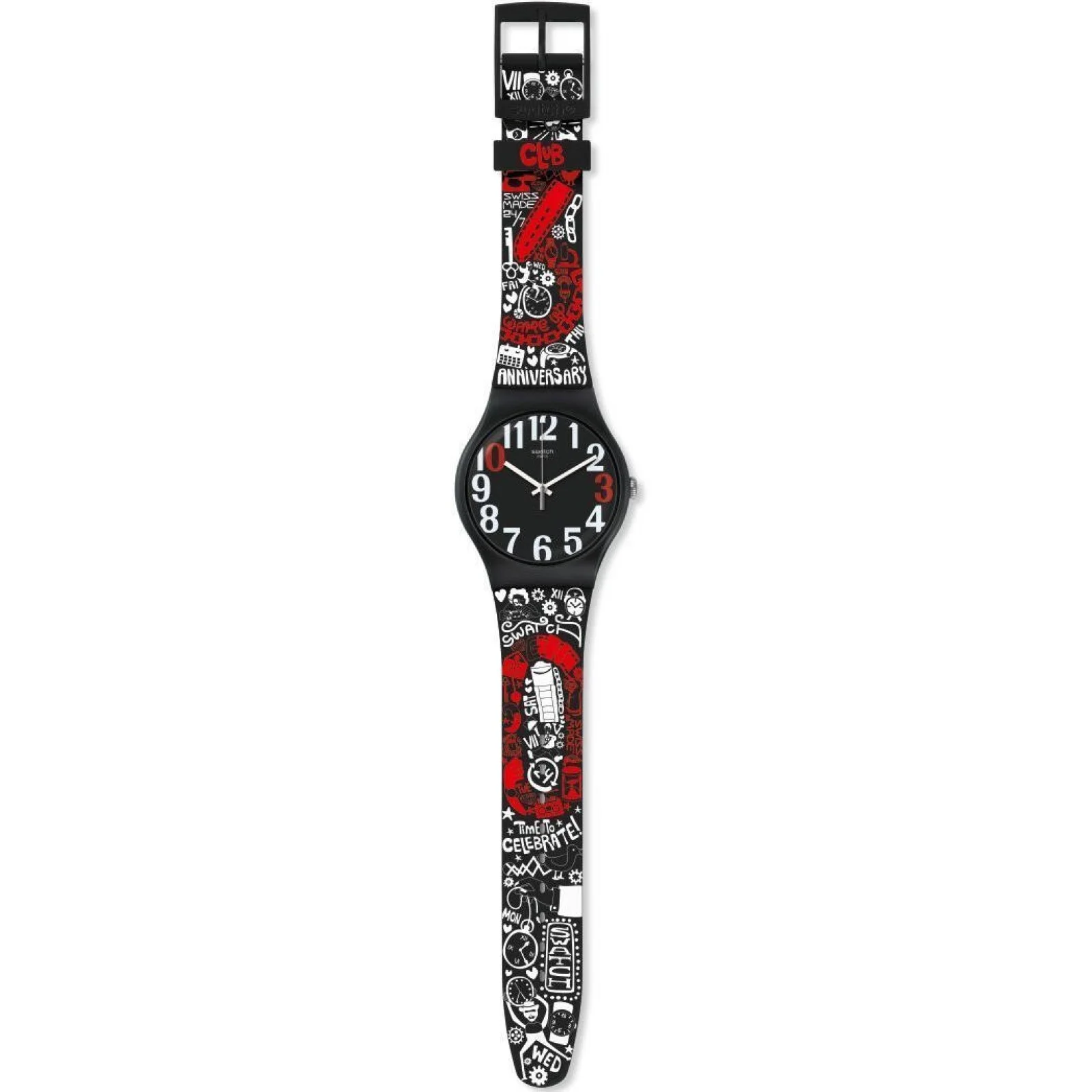 Годинник Swatch 30 and Ticking SUOZ322