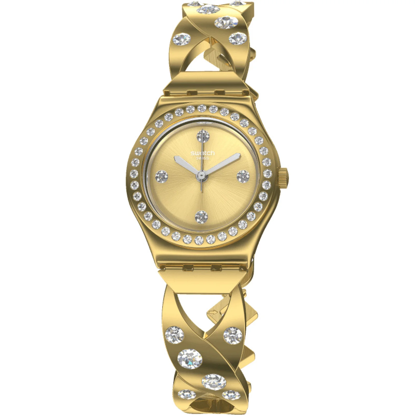 Часы Swatch Goldy Hug YSG164G