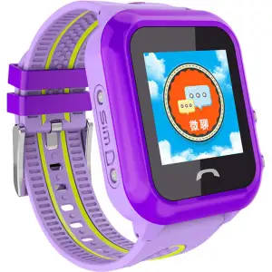 Детские часы UWatch DF27 Kids Waterproof Smart Watch Purple
