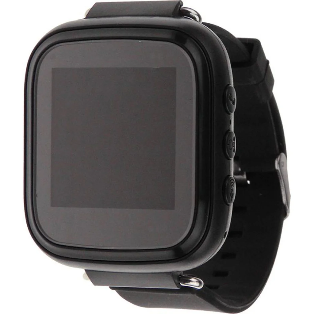 Часы детские с GPS трекером UWatch Q80 Kid Smart Watch Black