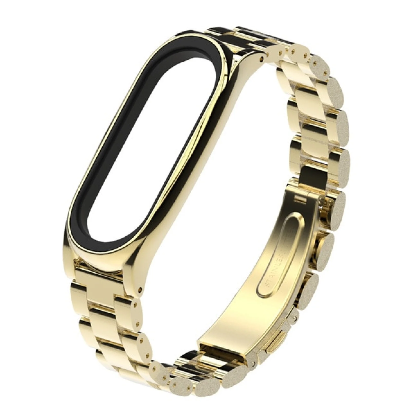 Браслет Mi Band 3, Mi Band 4 Metal Gold