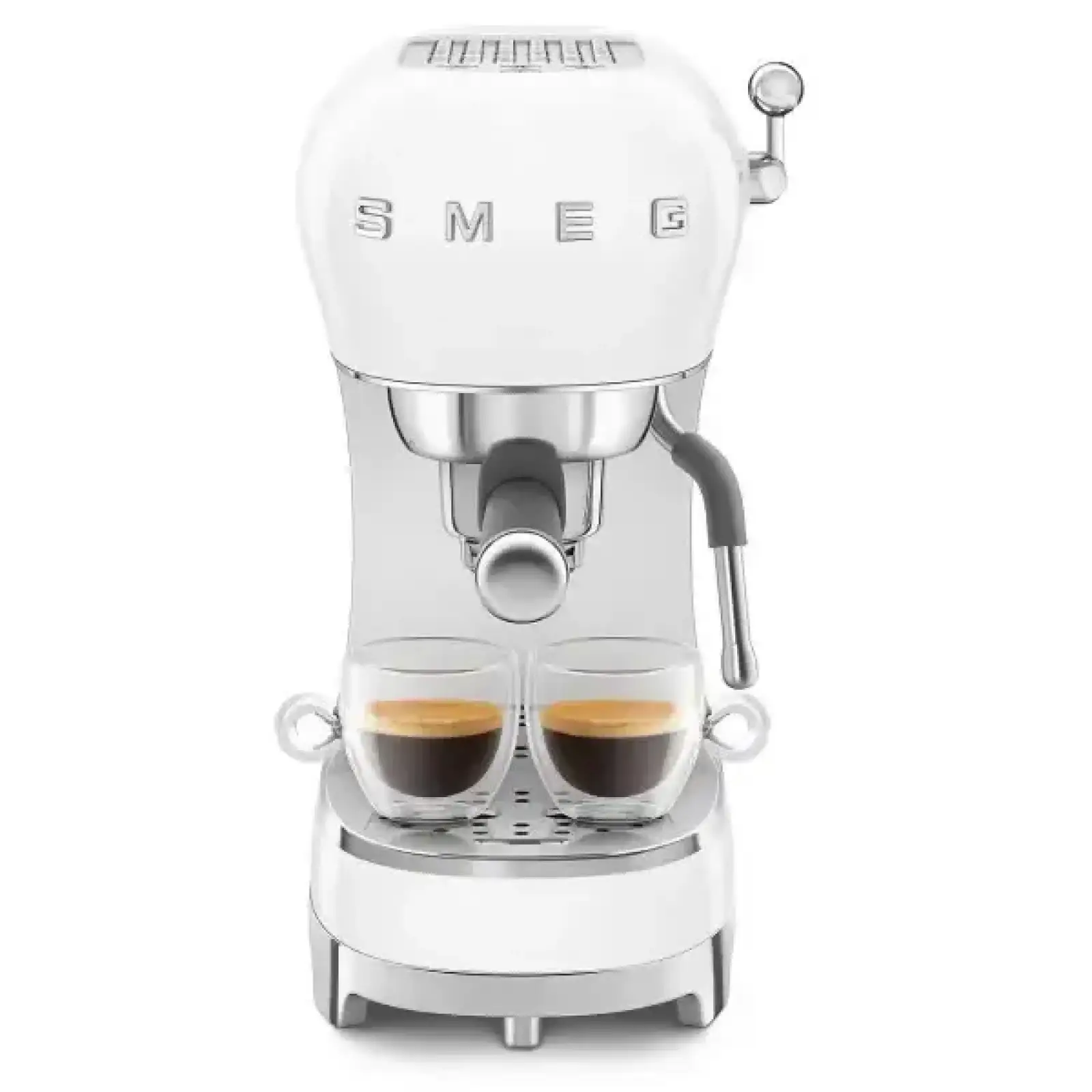 Кавоварка ріжкова SMEG, White retro ECF02WHEU