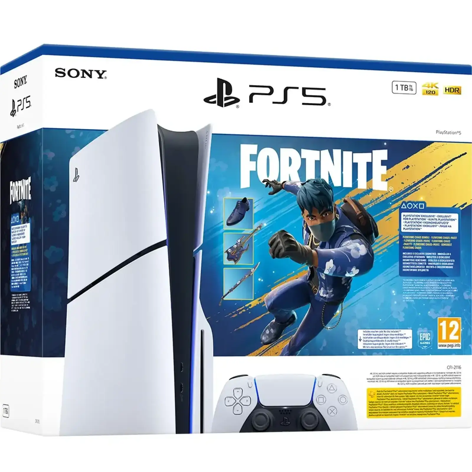 Ігрова приставка Sony PlayStation 5 Slim Fortnite Flowering Chaos Bundle (1000049838)