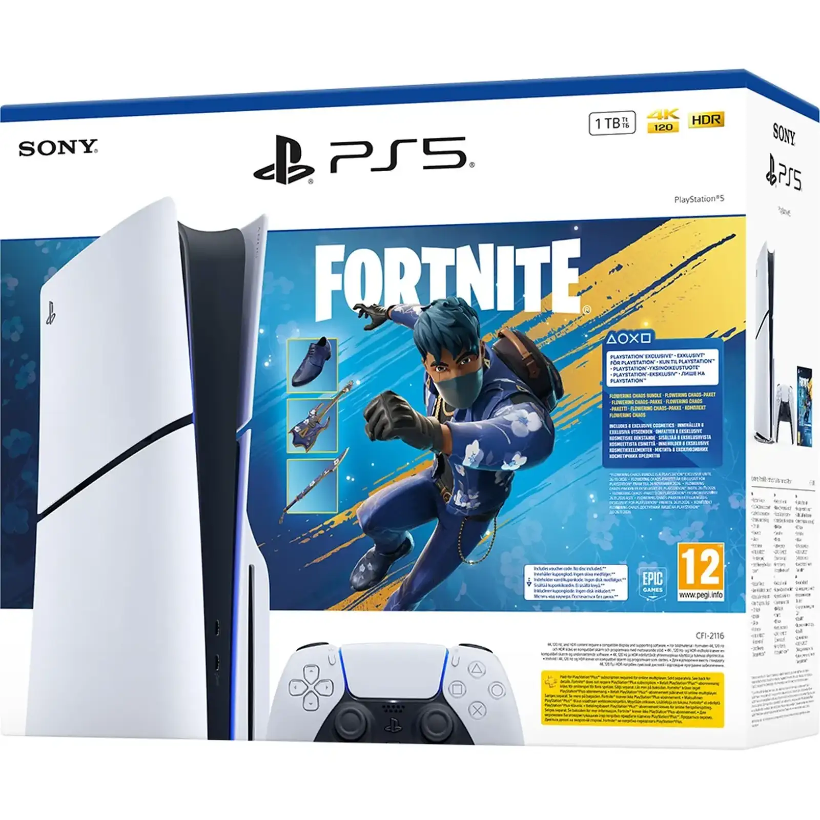 Ігрова приставка Sony PlayStation 5 Slim Fortnite Flowering Chaos Bundle (1000049838)