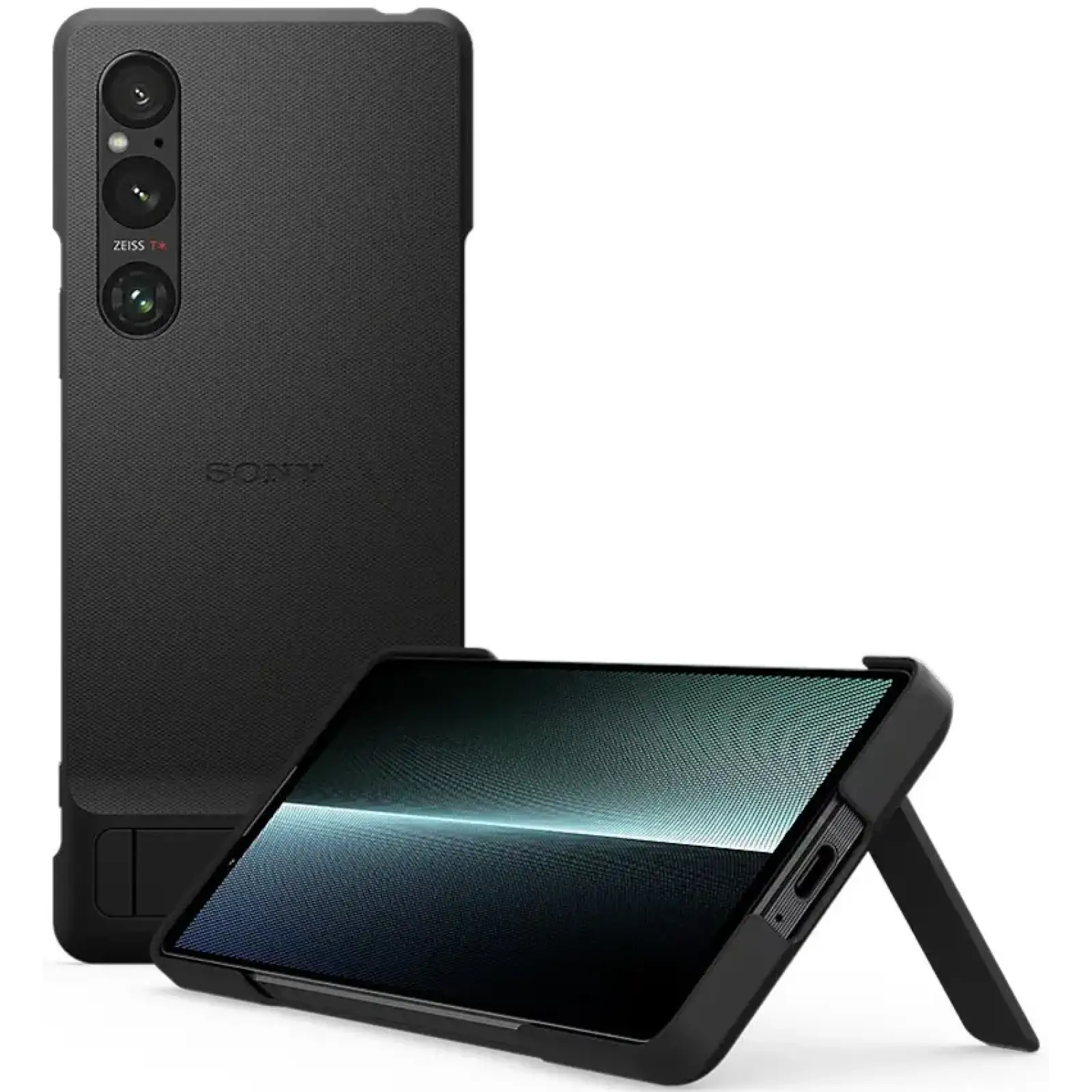 Смартфон Sony Xperia 1 V 12/256GB Black + Style Cover with Stand