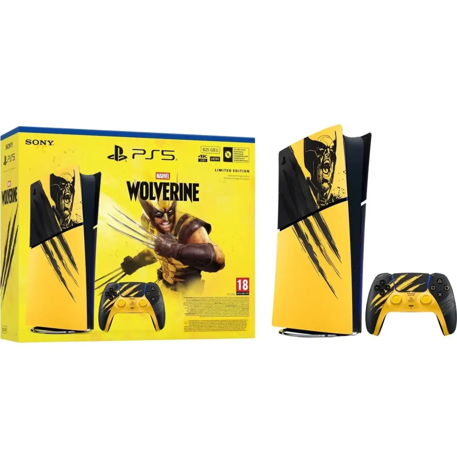 Игровая приставка Sony PlayStation 5 Slim Digital Edition Marvel's Wolverine Limited Edition Bundle (CFI-2116 BZJY) UA