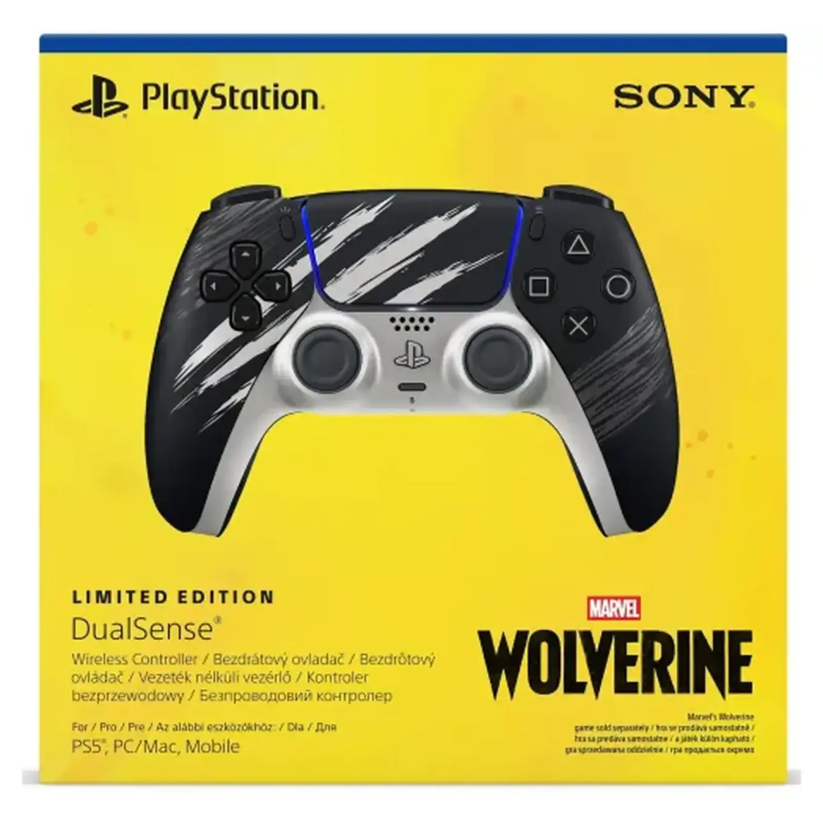 Геймпад Sony DualSense Marvel's Wolverine Limited Edition Adamantium Edition UA