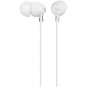 Цвет: Белый - Гарнитура SONY MDR-EX15AP White UA