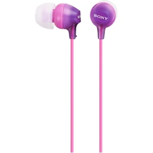Колір: Фіолетовий - Навушники-вкладиші SONY MDR-EX15LP Violet UA