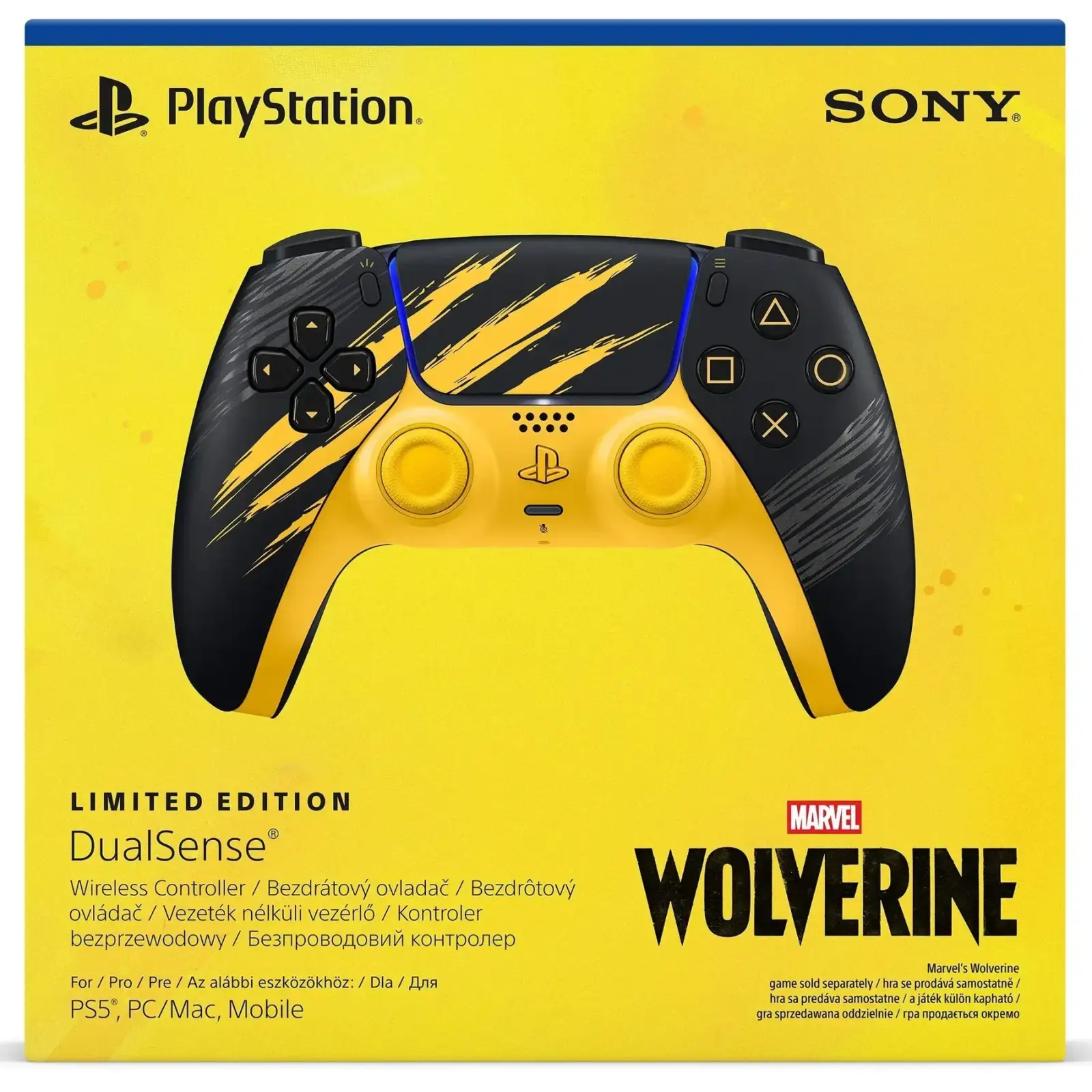 Геймпад Sony DualSense Marvel's Wolverine Yellow Limited Edition UA