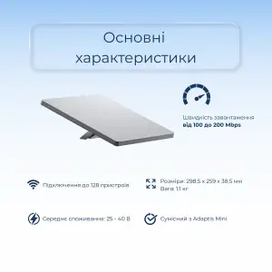 Супутниковий модем Starlink Internet Satellite Mini