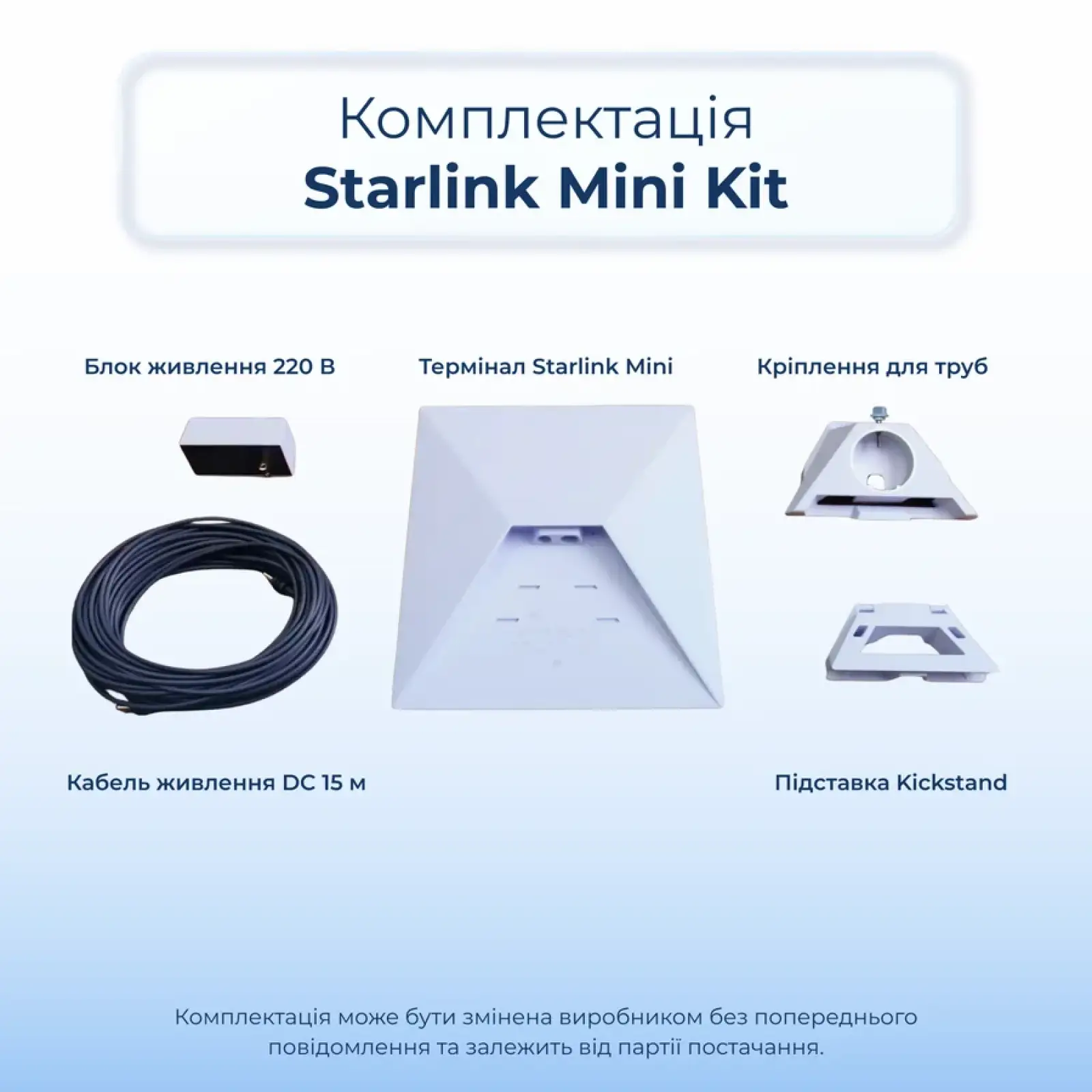 Супутниковий модем Starlink Internet Satellite Mini