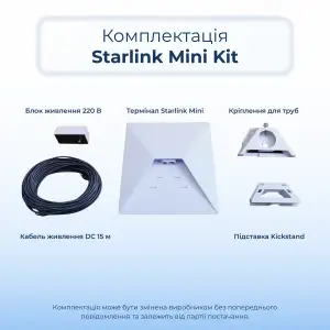 Супутниковий модем Starlink Internet Satellite Mini