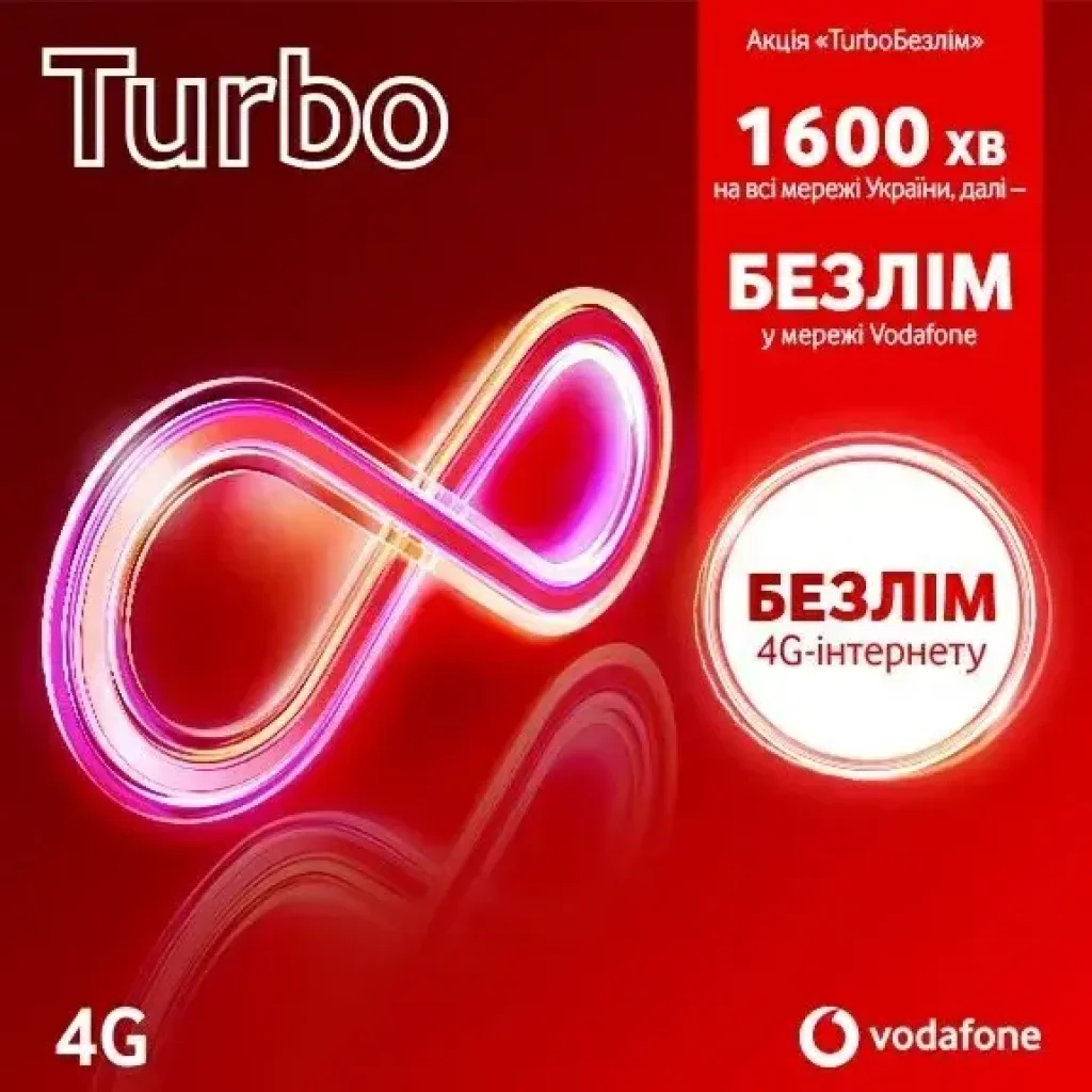 Стартовий пакет VODAFONE Turbo