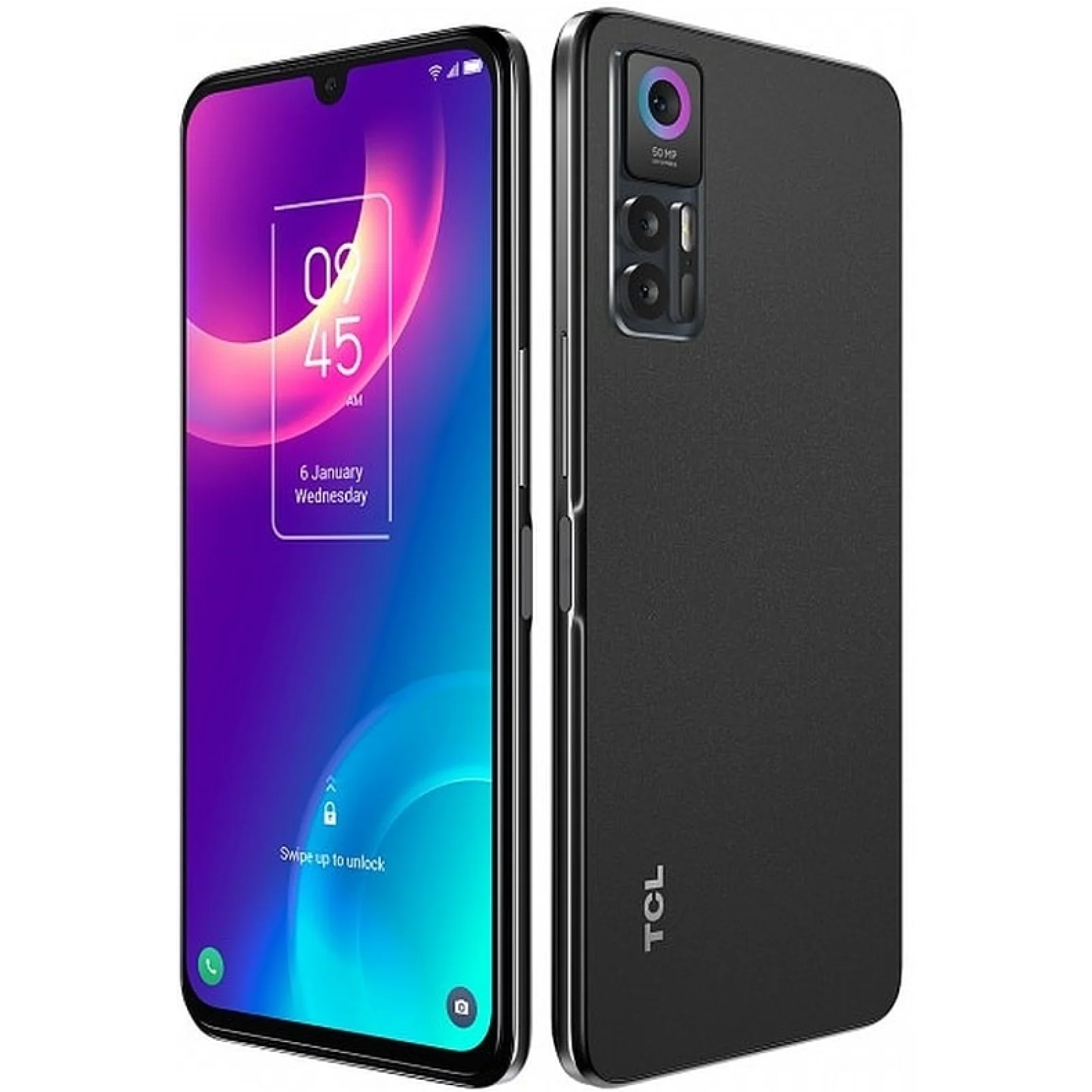 Смартфон TCL 30 Plus (T676K) 4/128GB Tech Black UA