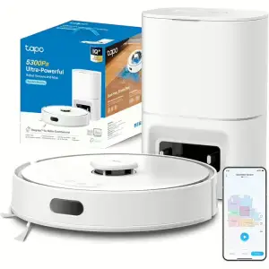 Робот-пылесос TP-Link Tapo RV30 Max Plus White Robot Vacuum and Mop + Smart Auto-Empty Dock (1784500076)