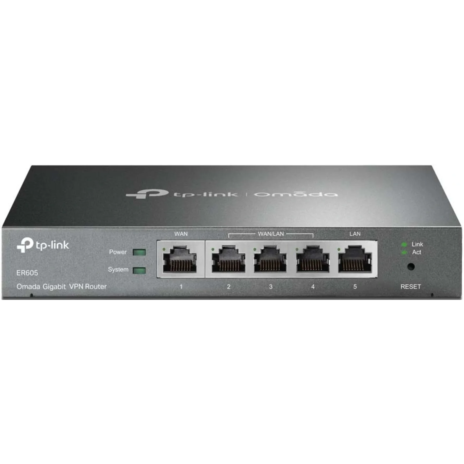 Маршрутизатор TP-LINK ER605 (1xGE LAN, 1xGE WAN, 3xGE LAN, VPN Omada), TL-R605 UA