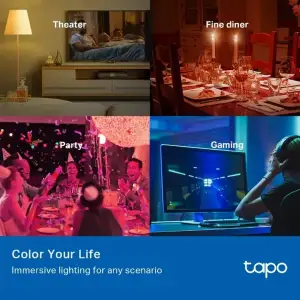 Светодиодная лампа LED TP-Link Smart LED Wi-Fi Tapo L530E N300 UA