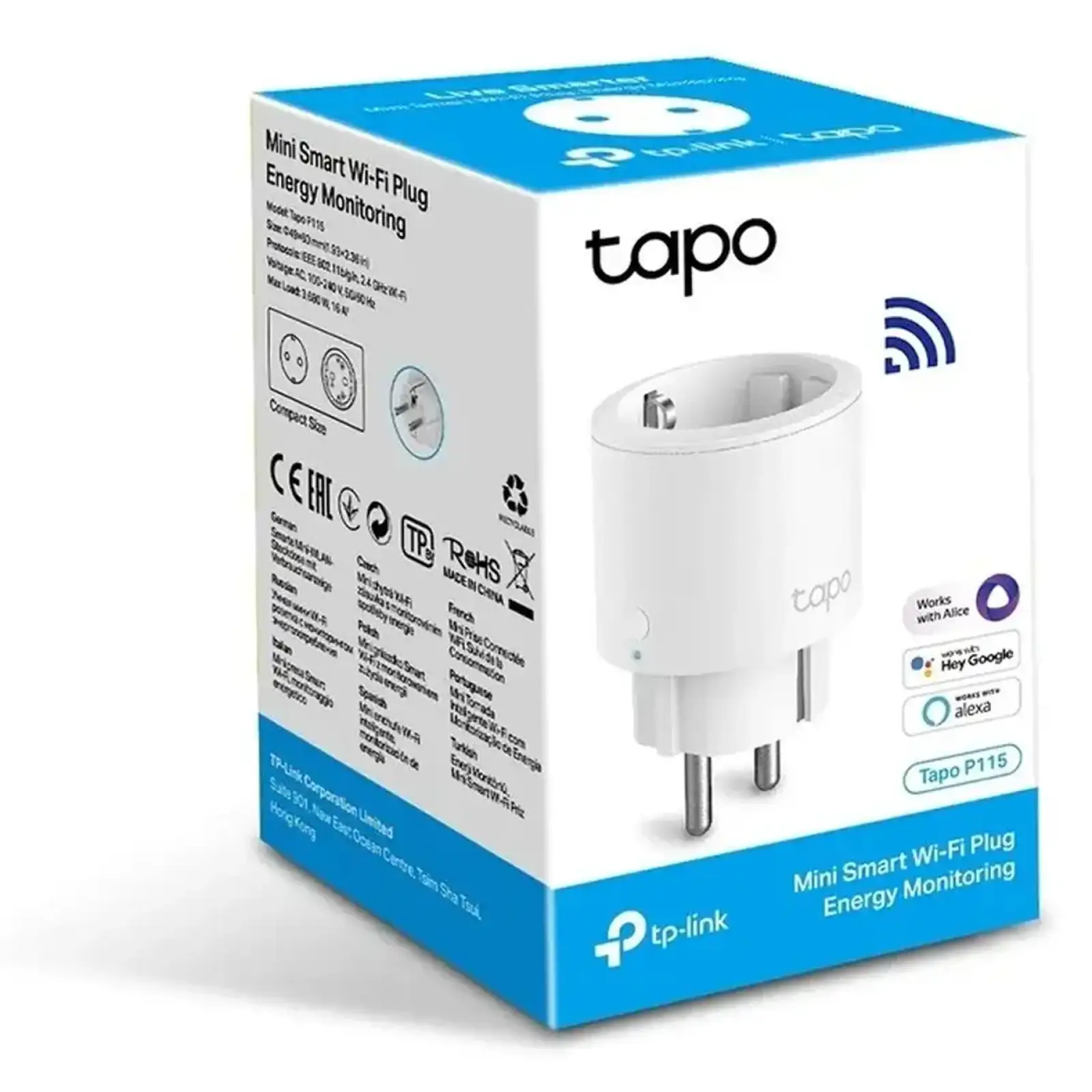 Умная розетка TP-Link Tapo P115 UA