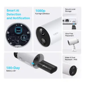 IP-камера відеоспостереження Tapo C400S2 2-Camera System UA