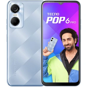 Цвет: Голубой - Смартфон Tecno Pop 6 Pro (BE8) 2/32GB Dual Sim Peaceful Blue (4895180785528) UA