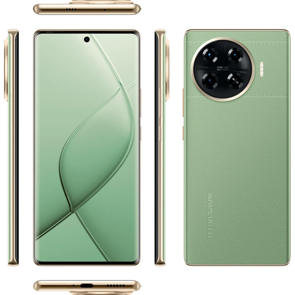 Смартфон Tecno Spark 20 Pro Plus KJ7 8/256Gb Magic Skin Green (4894947019135) UA