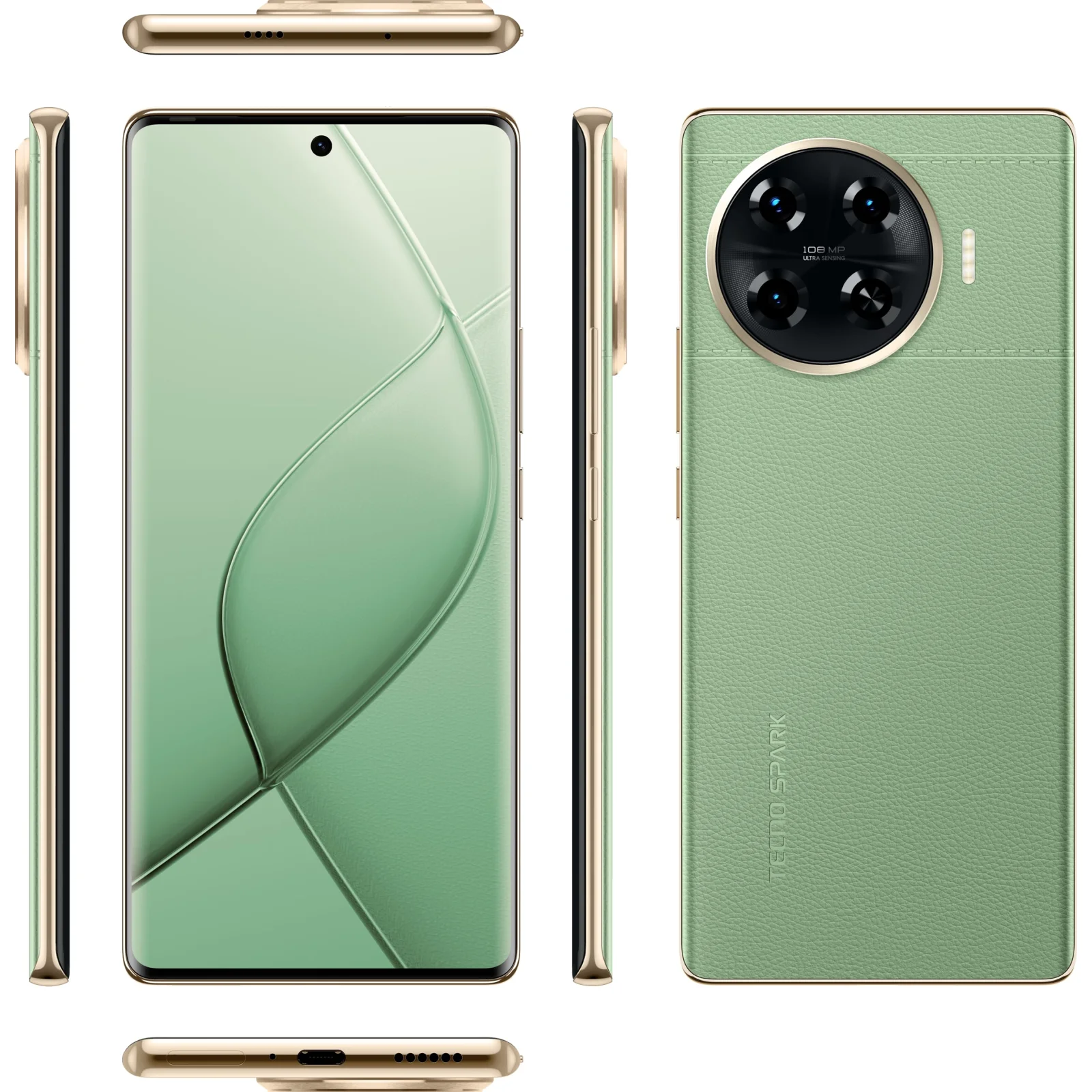 Смартфон Tecno Spark 20 Pro Plus KJ7 8/256Gb Magic Skin Green (4894947019135) UA