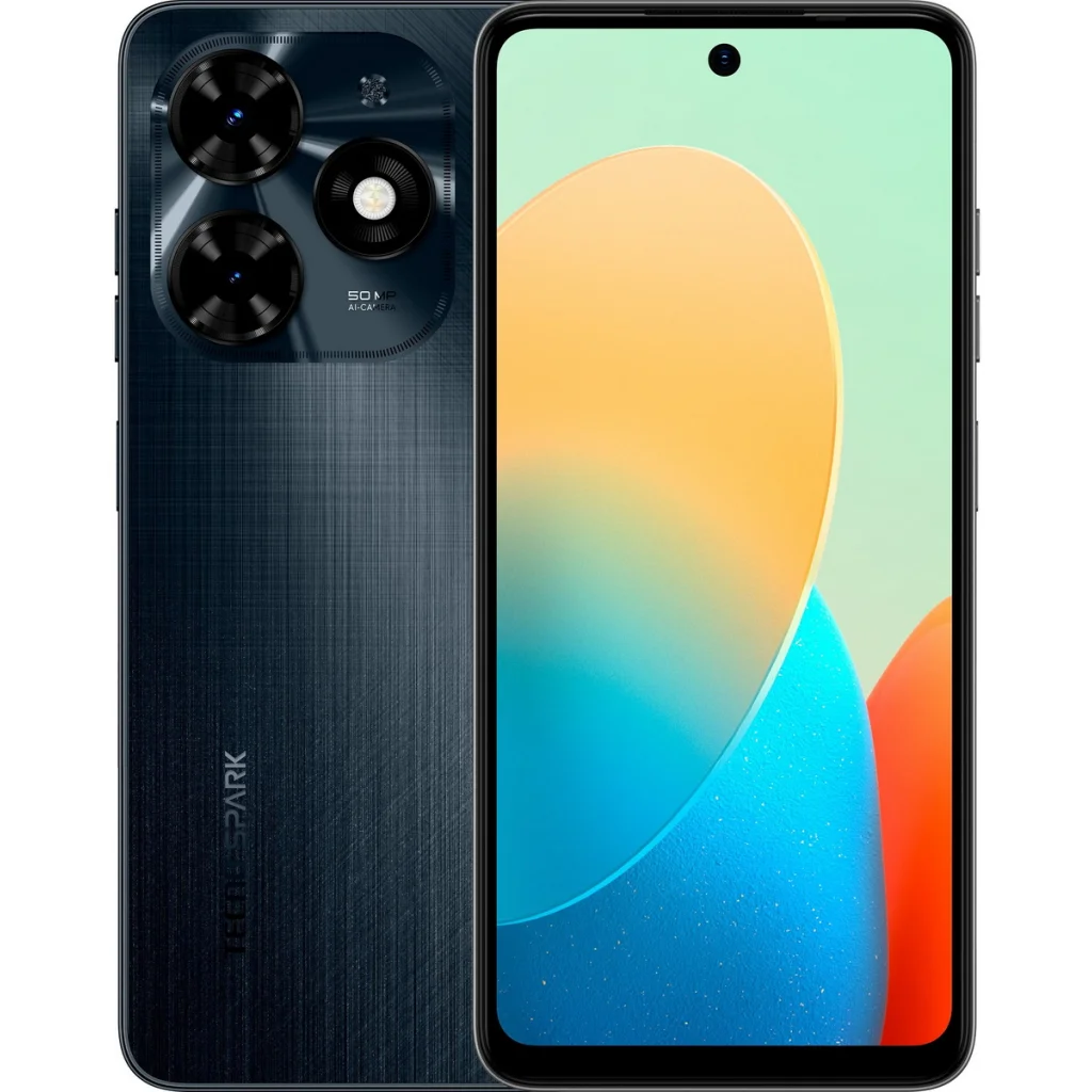 Смартфон Tecno Spark 20C BG7n 4/128Gb Gravity Black (4894947011740) UA