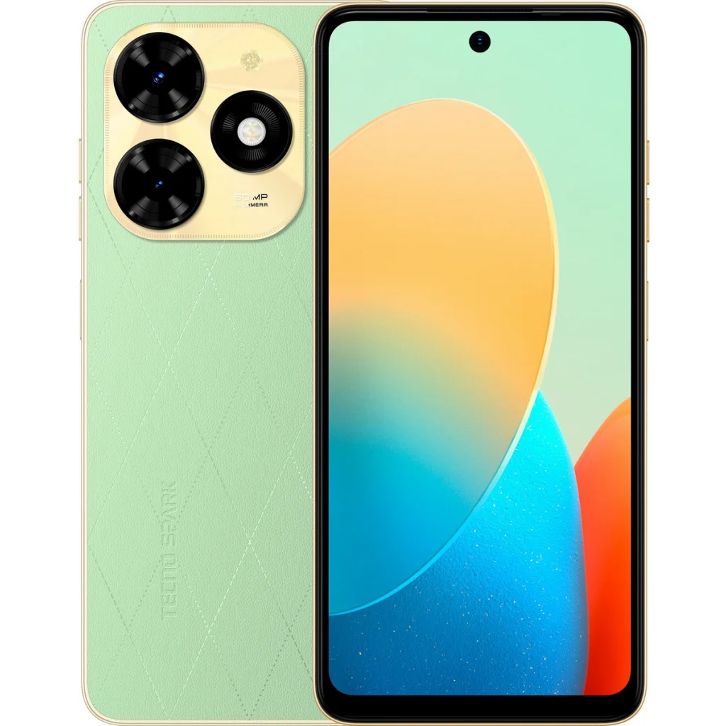 Смартфон Tecno Spark 20C BG7n 4/128Gb Magic Skin Green (4894947011764) UA