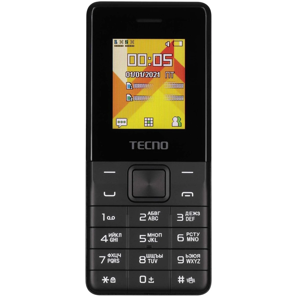 Телефон Tecno T301 2022 Black UA