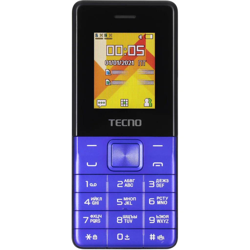 Телефон Tecno T301 2022 Blue UA