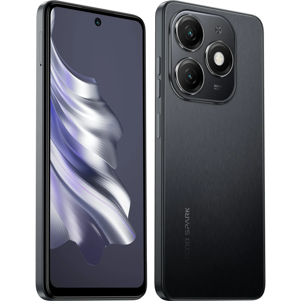 Смартфон Tecno Spark 20 KJ5n 8/256Gb Gravity Black (4894947011597) UA