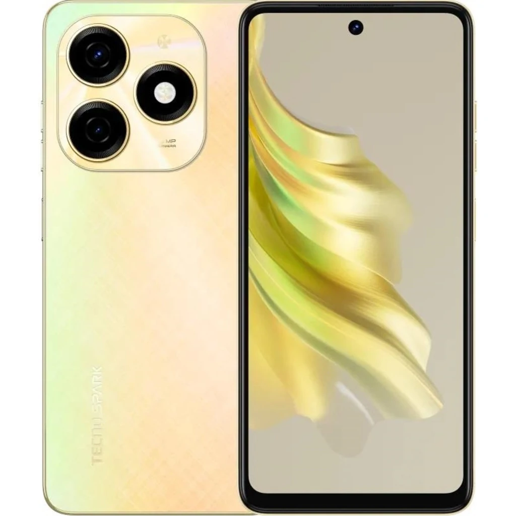 Смартфон Tecno Spark 20 KJ5n 8/256Gb Neon Gold (4894947013577) UA