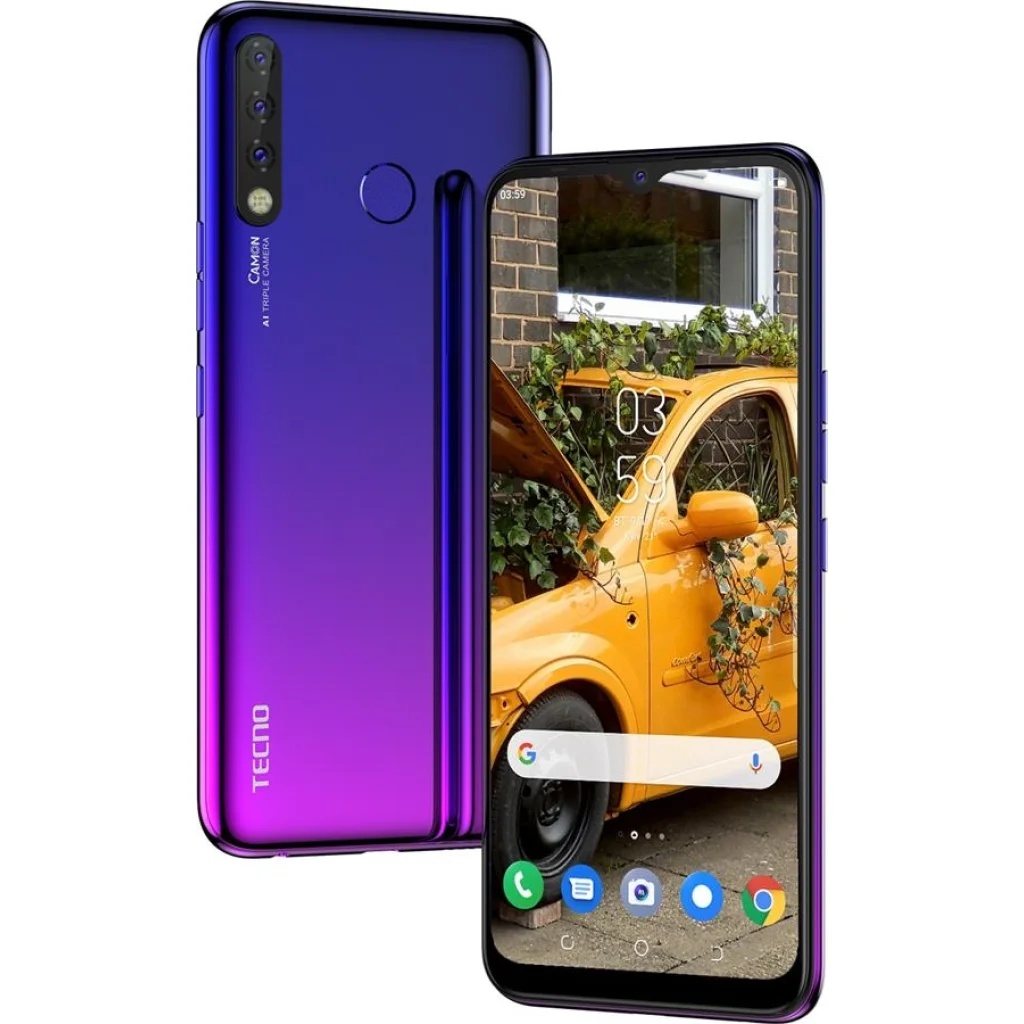 Смартфон Tecno Camon 12 Air (CC6) 3/32Gb Dual Sim Ocean Blue UA