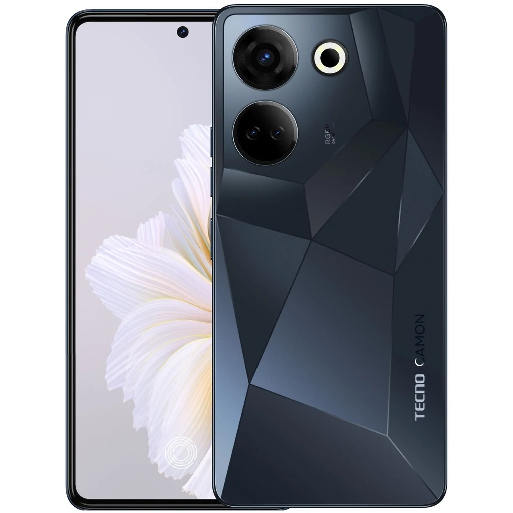 Смартфон Tecno Camon 20 Pro (CK7n) 8/256GB Predawn Black (4895180799792) UA