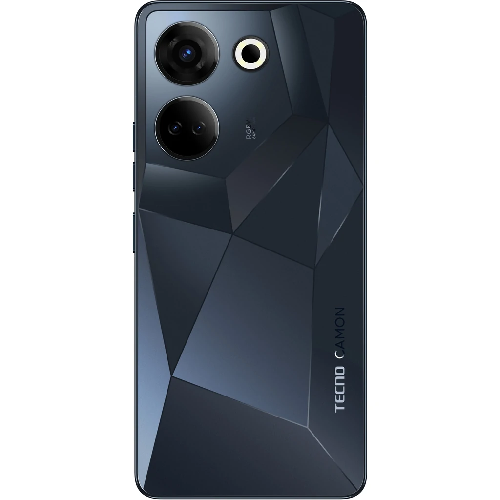 Смартфон Tecno Camon 20 Pro (CK7n) 8/256GB Predawn Black (4895180799792) UA