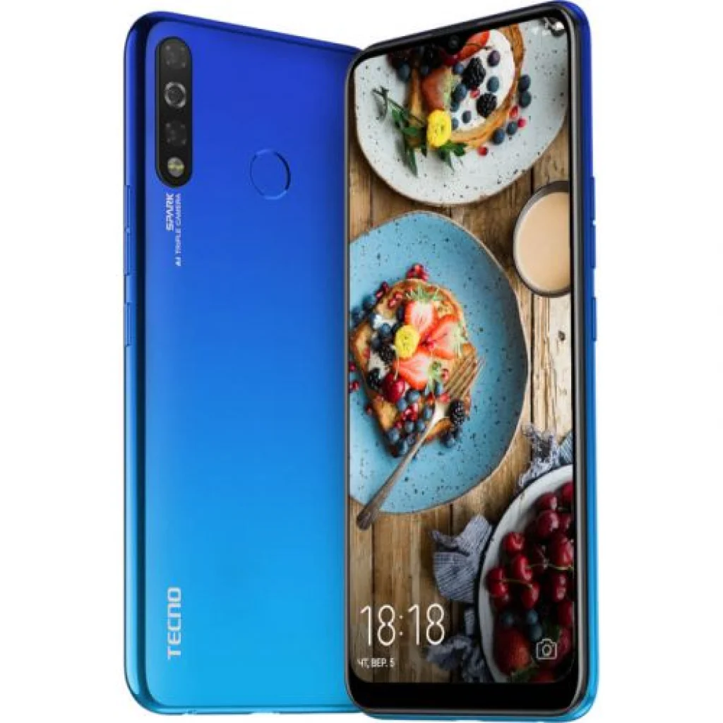 Смартфон Tecno Spark 4 (KC2) 3/32Gb Dual Sim Vacation Blue UA